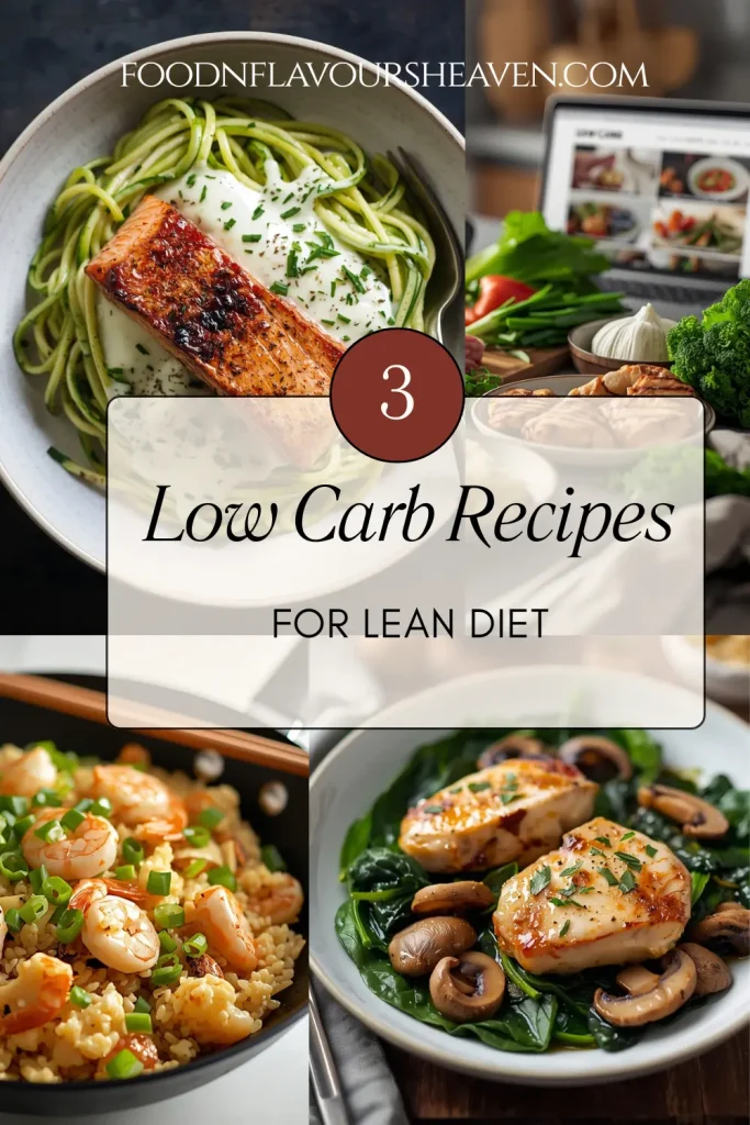 low carb recipes..