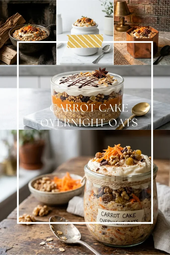 carrot cake overnight oats recipe (1)