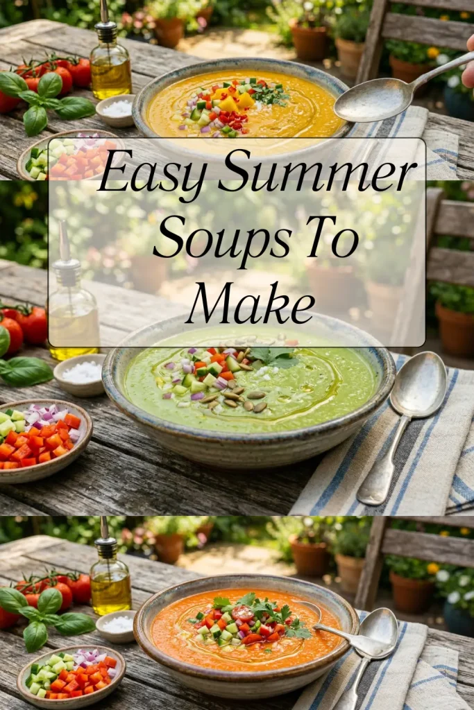 Refreshing Summer Soups: Light, Cooling & Flavor-Packed Recipes for Hot Days easy summer soups to make begginers friendly