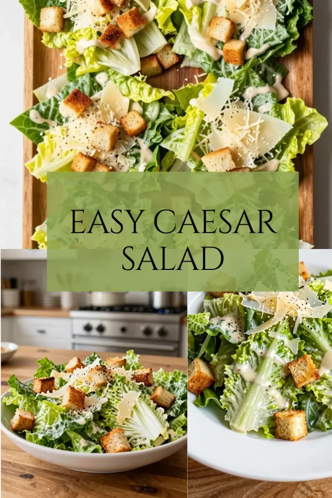 Caesar Salad Easy Recipe: Start from the End caesar salad