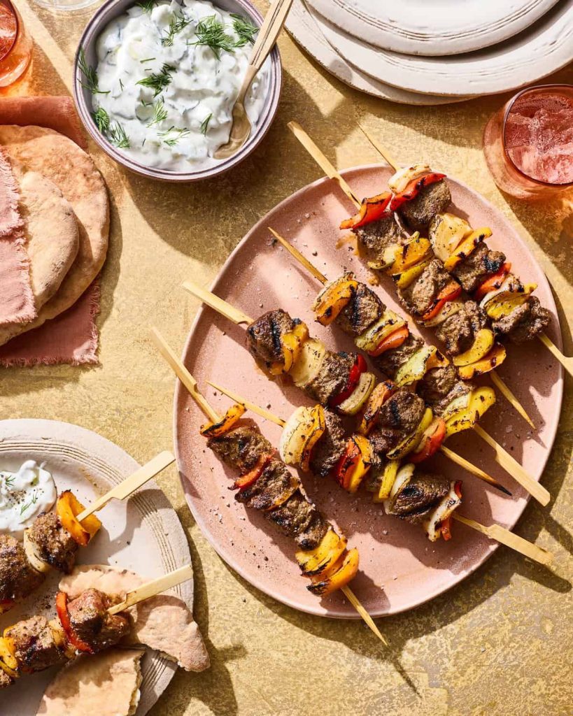 Easy and Healthy Tender Beef Kabobs on the Grill