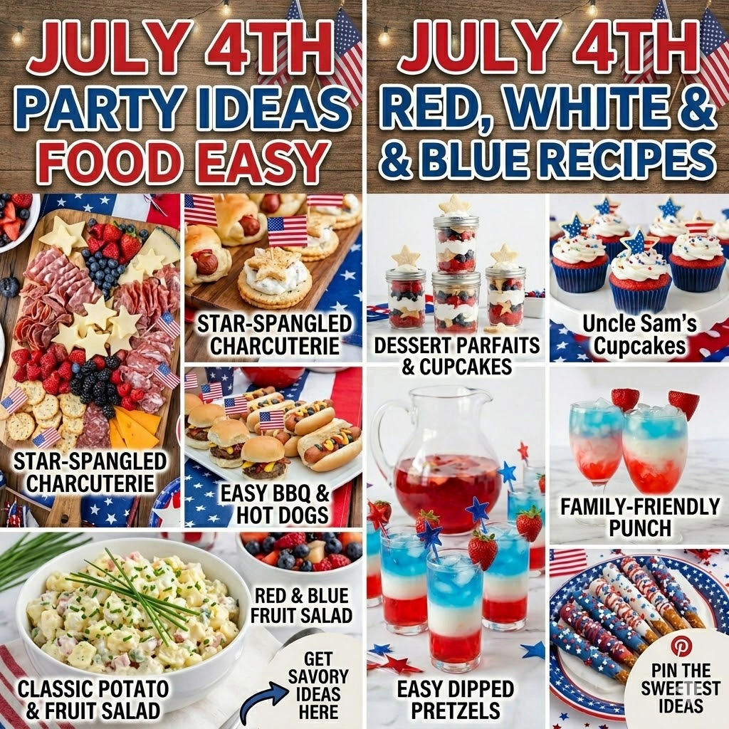 July 4th Party Ideas Food Easy